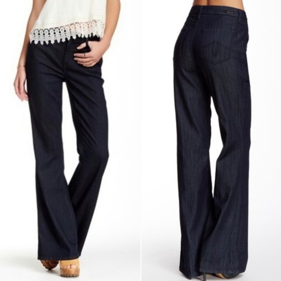 Anthropologie Level 99 Tanya High Rise Flare - Picture 2 of 9